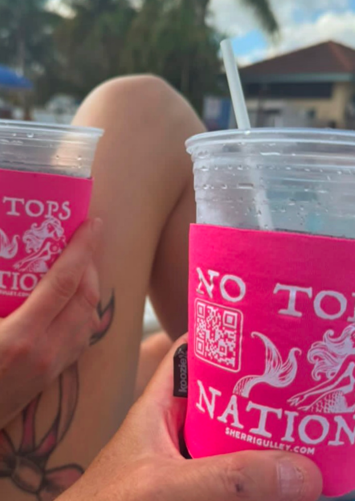 No Tops Nation Can Koozie