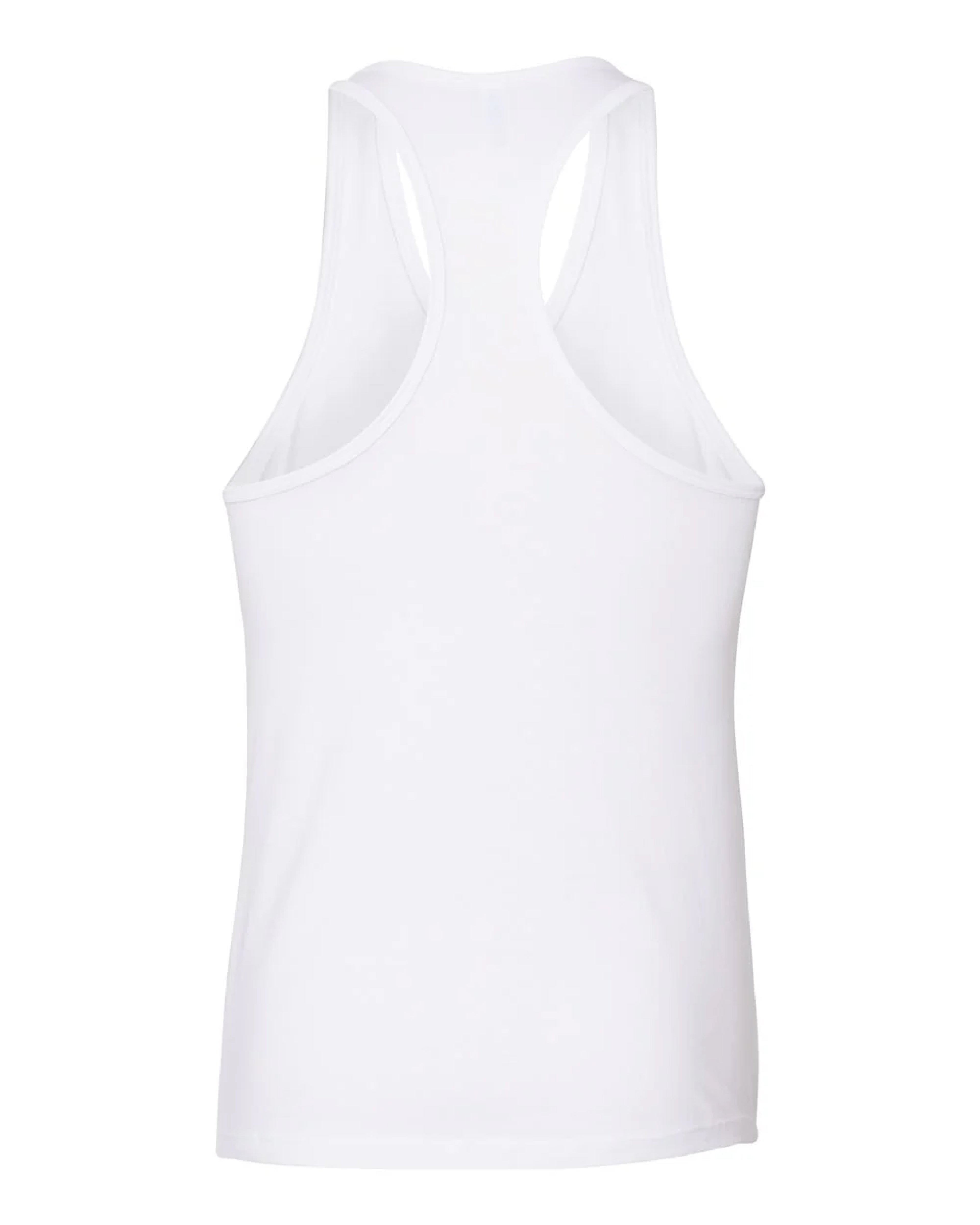 No Tops Nation: Ladies White Racerback Tank Top