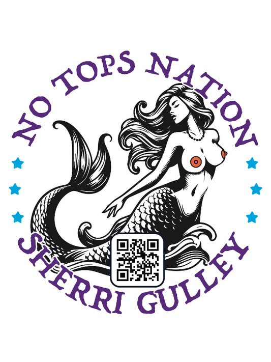 No Tops Nation Sticker