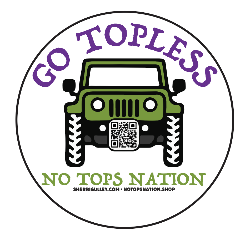 Go Topless Jeep Sticker