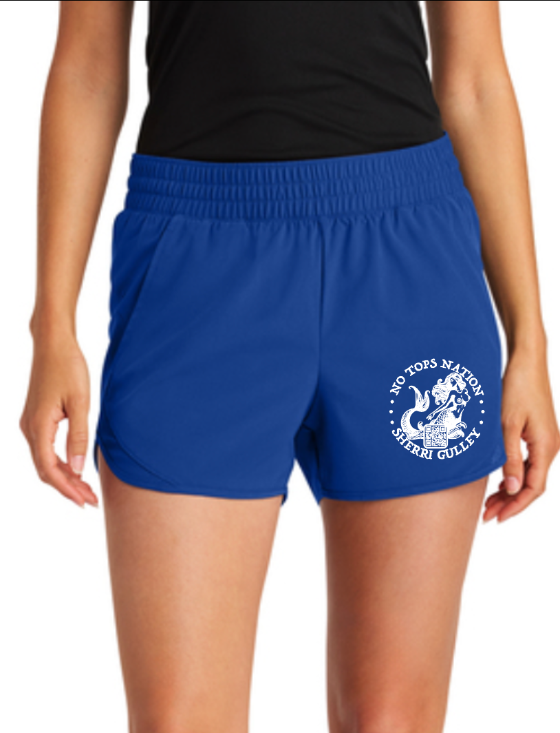 No Tops Nation Women's Performance Shorts – Royal Blue