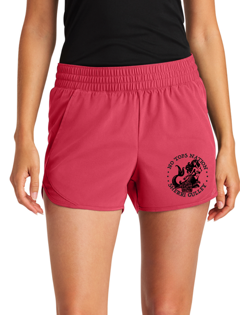 No Tops Nation Women's Performance Shorts – Pink