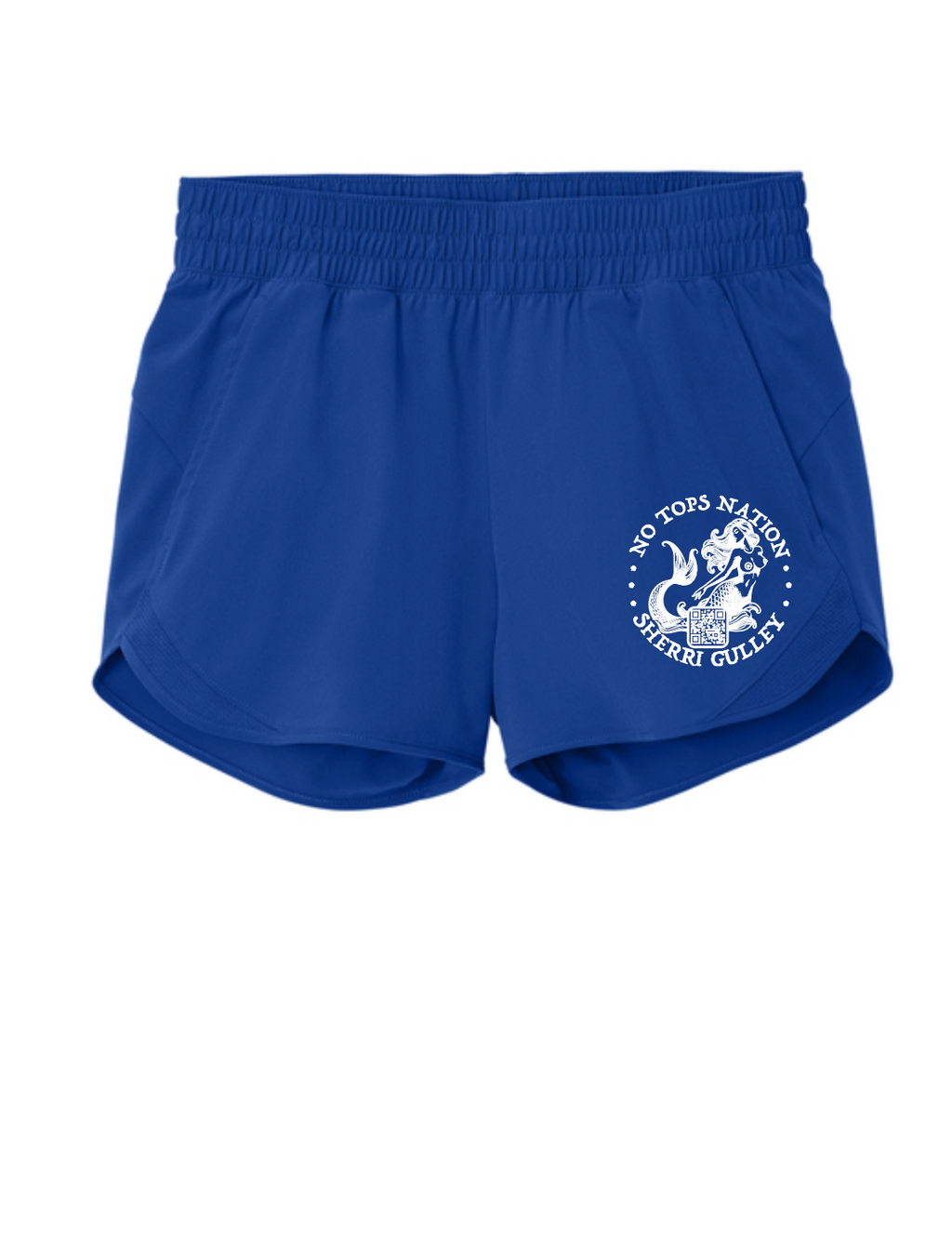 No Tops Nation Women's Performance Shorts – Royal Blue