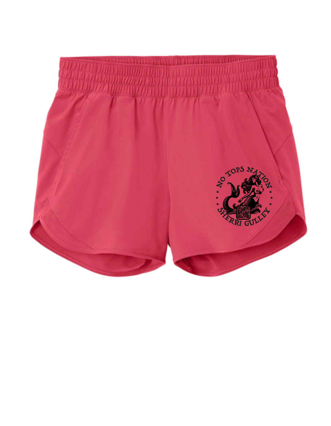 No Tops Nation Women's Performance Shorts – Pink