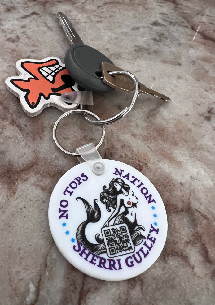 No Tops Nation Key Chain