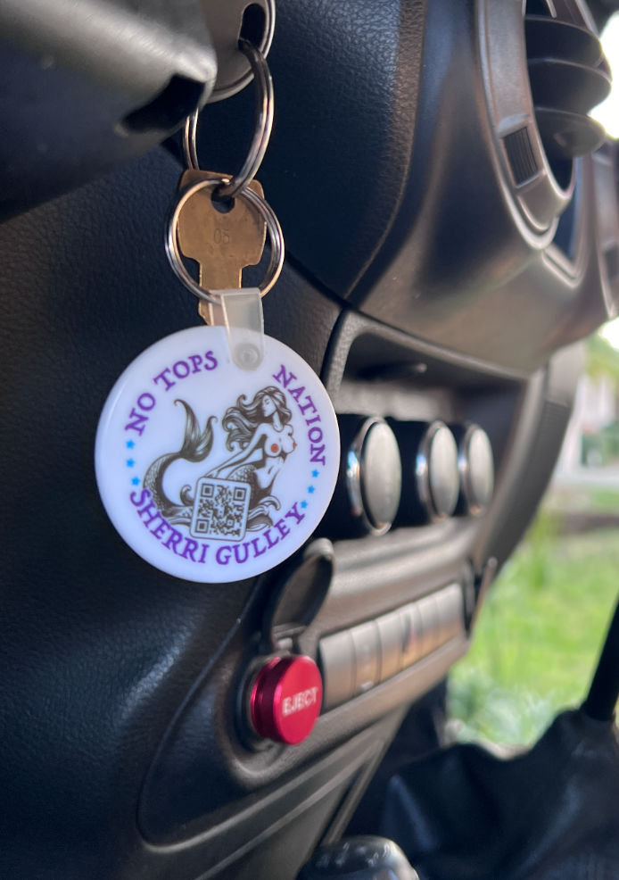 No Tops Nation Key Chain