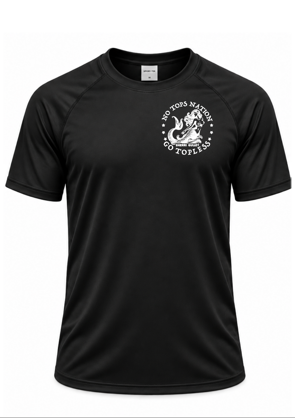 No Tops Nation Unisex Short Sleeve Rash Guard – Black – UV Protection, Quick Dry (Copy) (Copy)